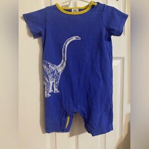 Baby Boden Blue Dinosaur One Piece